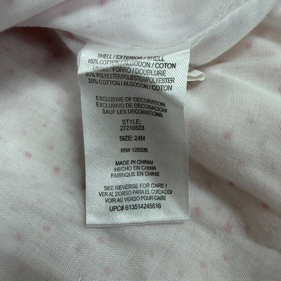 Pippa and Julie White Swiss Dot Dress with Colorful Tassels size 24 Months - Picture 5 of 5